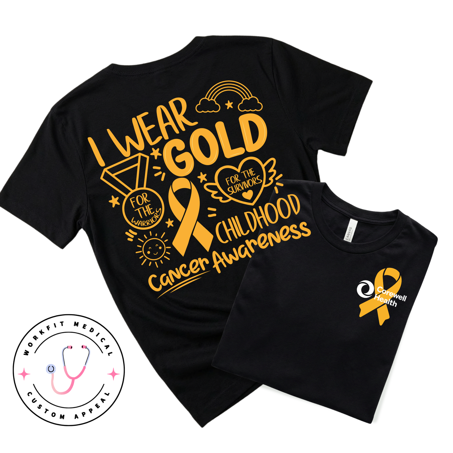 Corewell Health Childhood Cancer Awareness T-Shirt