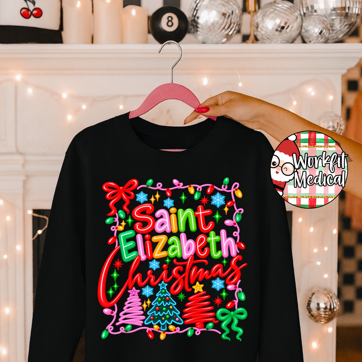 Saint Elizabeth Holiday Lights Crewneck