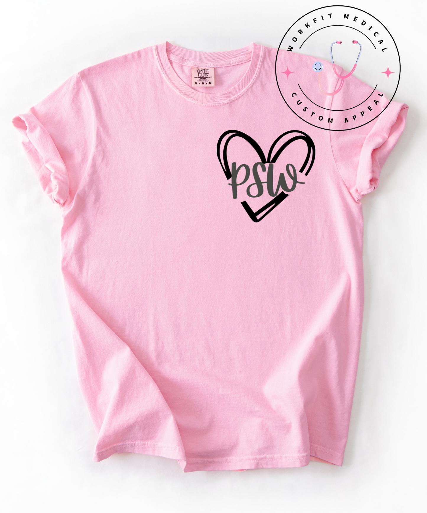 PSW oversized heart t-shirt