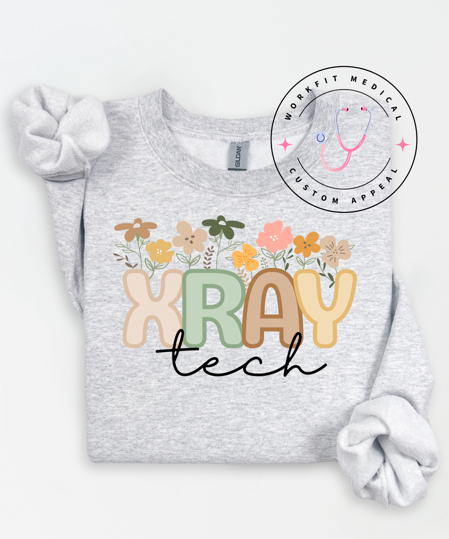Floral XRAY Tech Crewneck