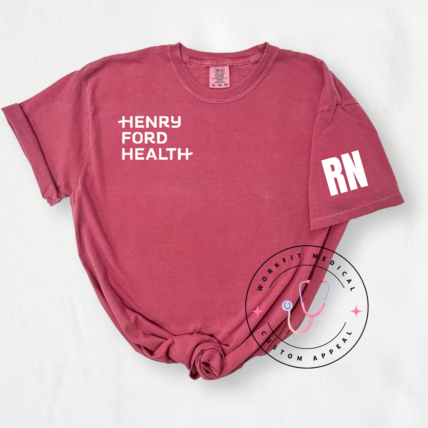 Henry Ford Health RN Comfort Color Tees