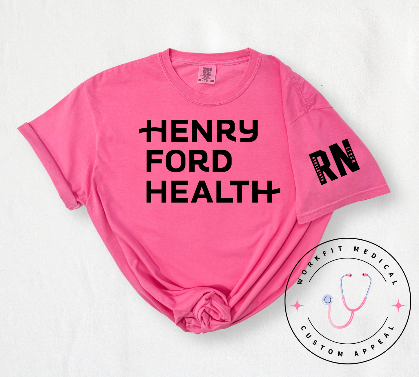 Henry Ford Health RN Comfort Color Tees