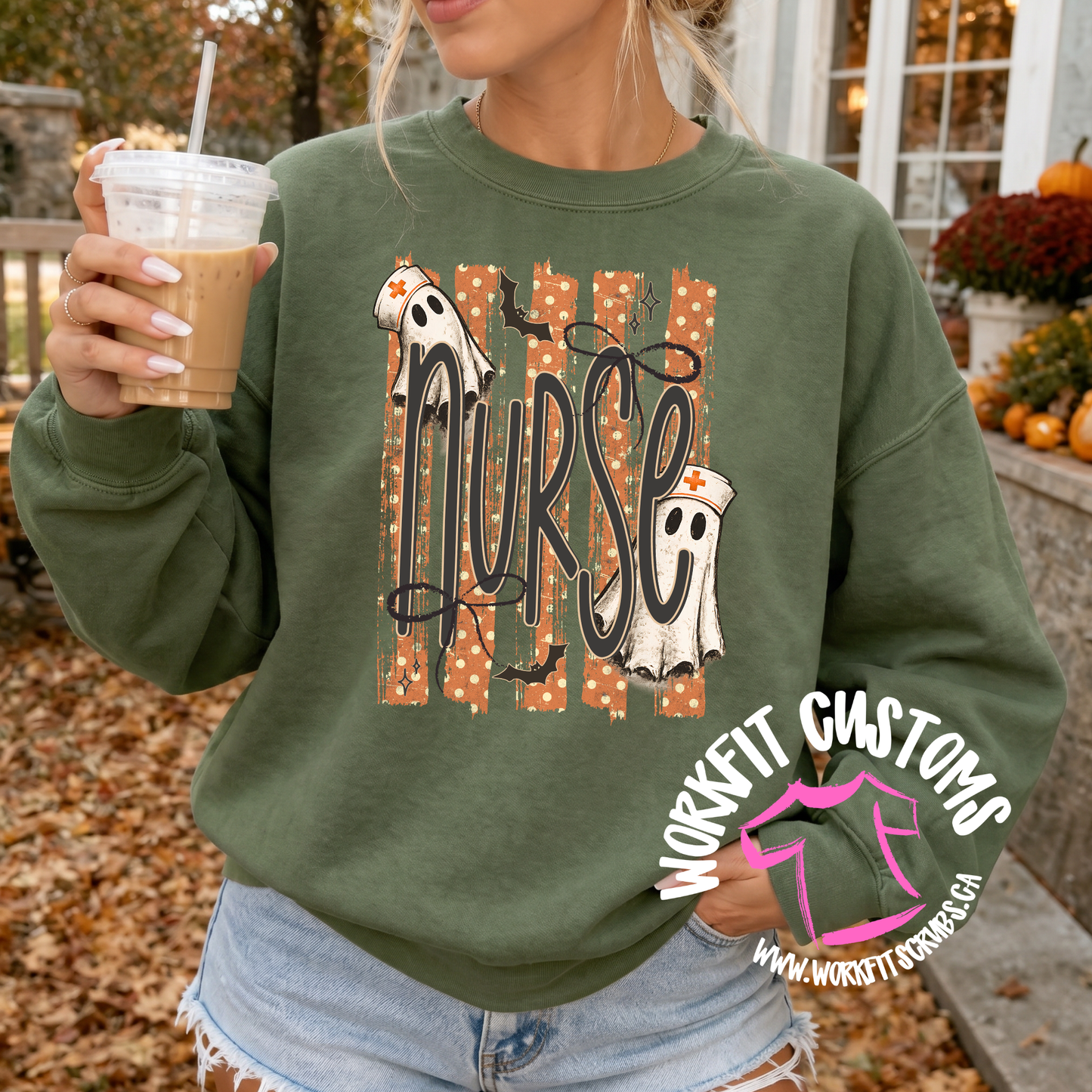 Nurse Ghost Crewneck