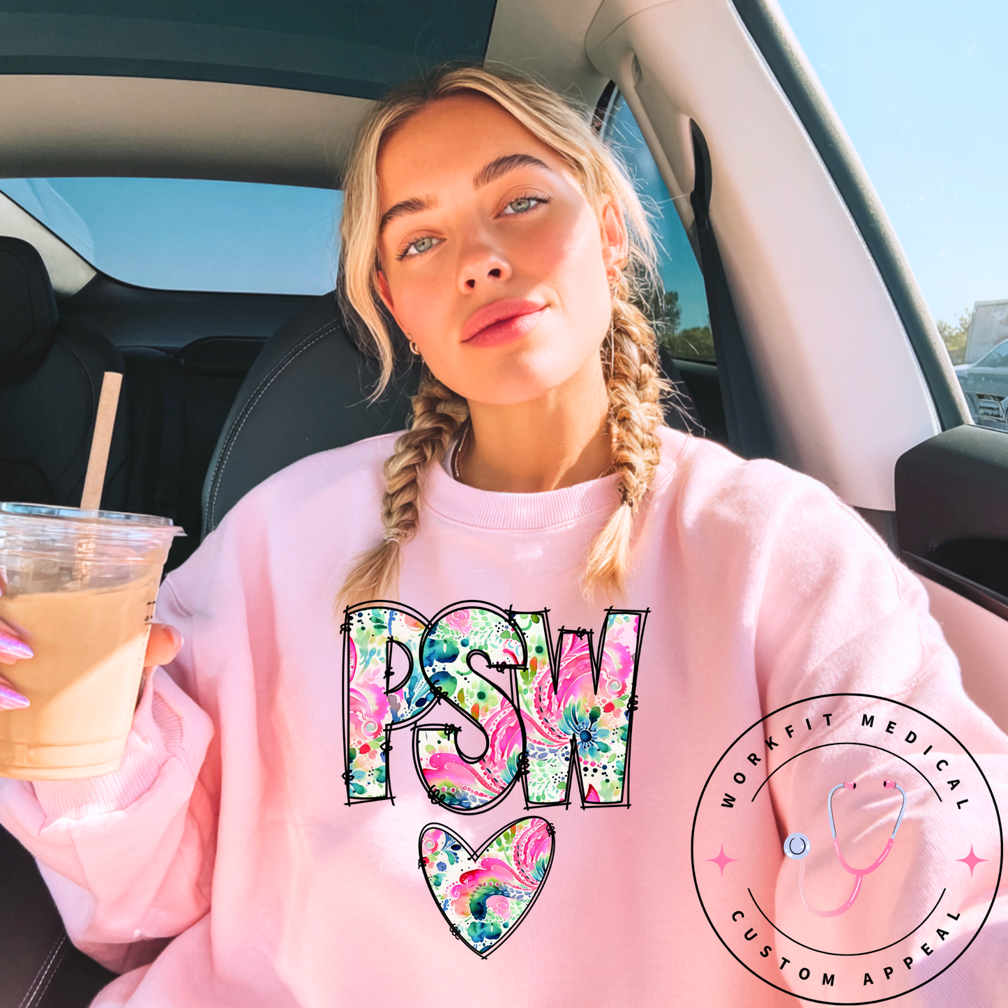 FLoral Font Crewneck & Hoodie