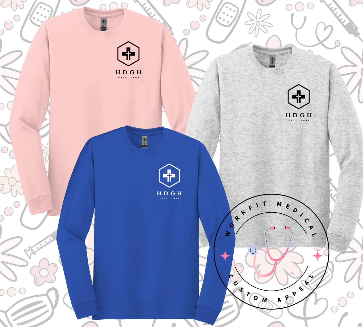 Hotel Dieu Health Care Long Sleeve Bundles
