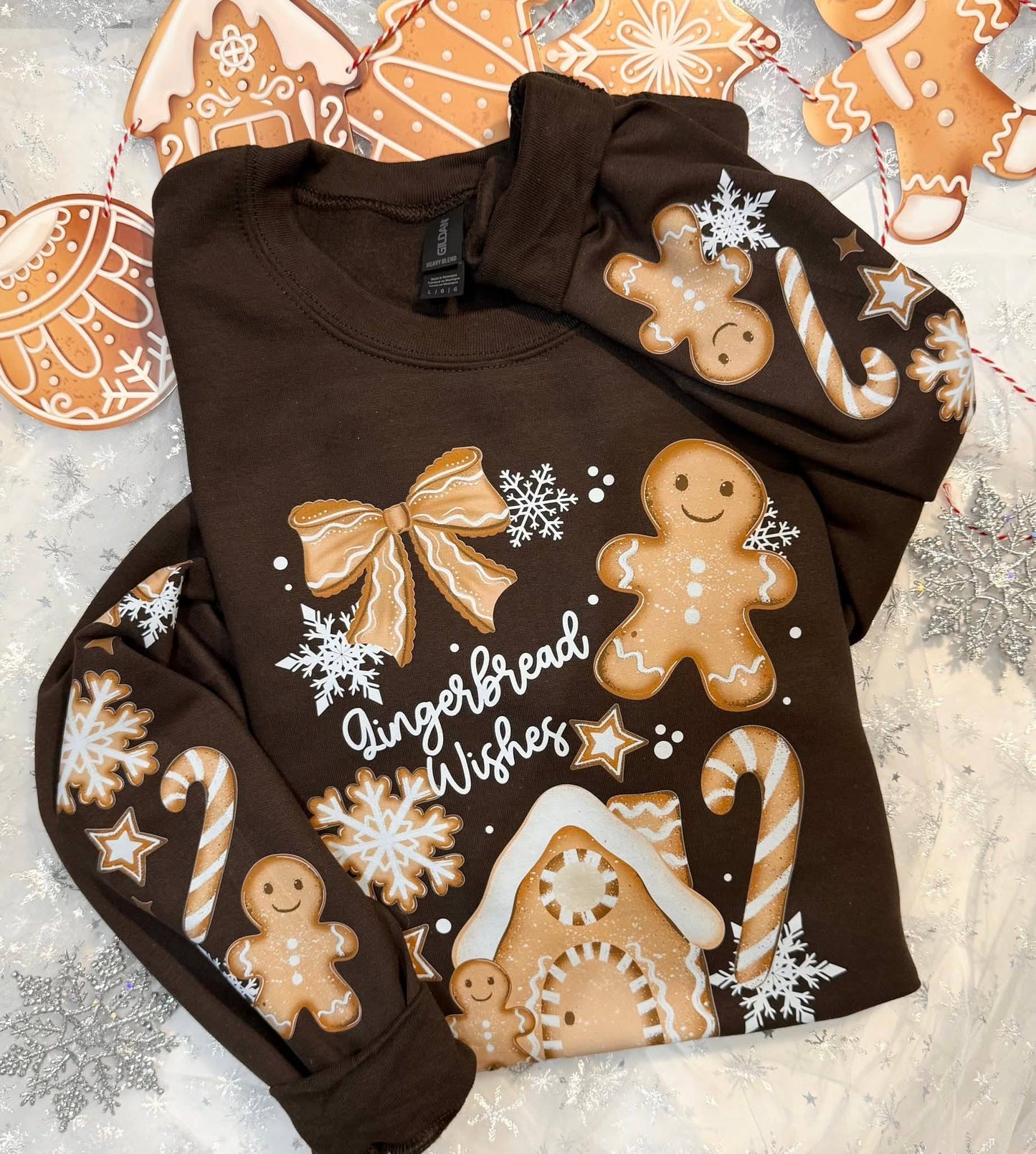 Holiday Gingerbread Man Crewneck