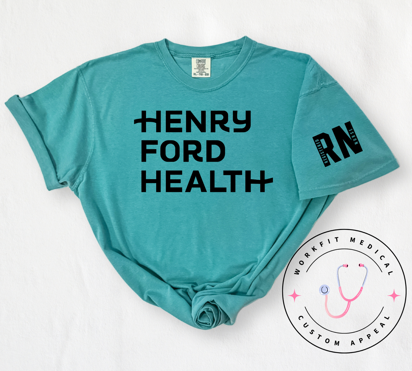 Henry Ford Health RN Comfort Color Tees