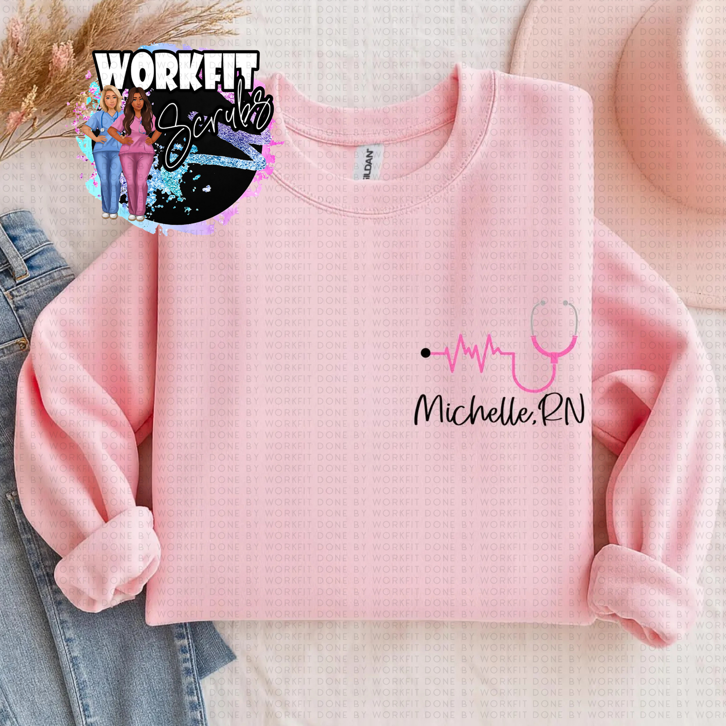 Custom Crewneck - Rep Your Designation" Crew