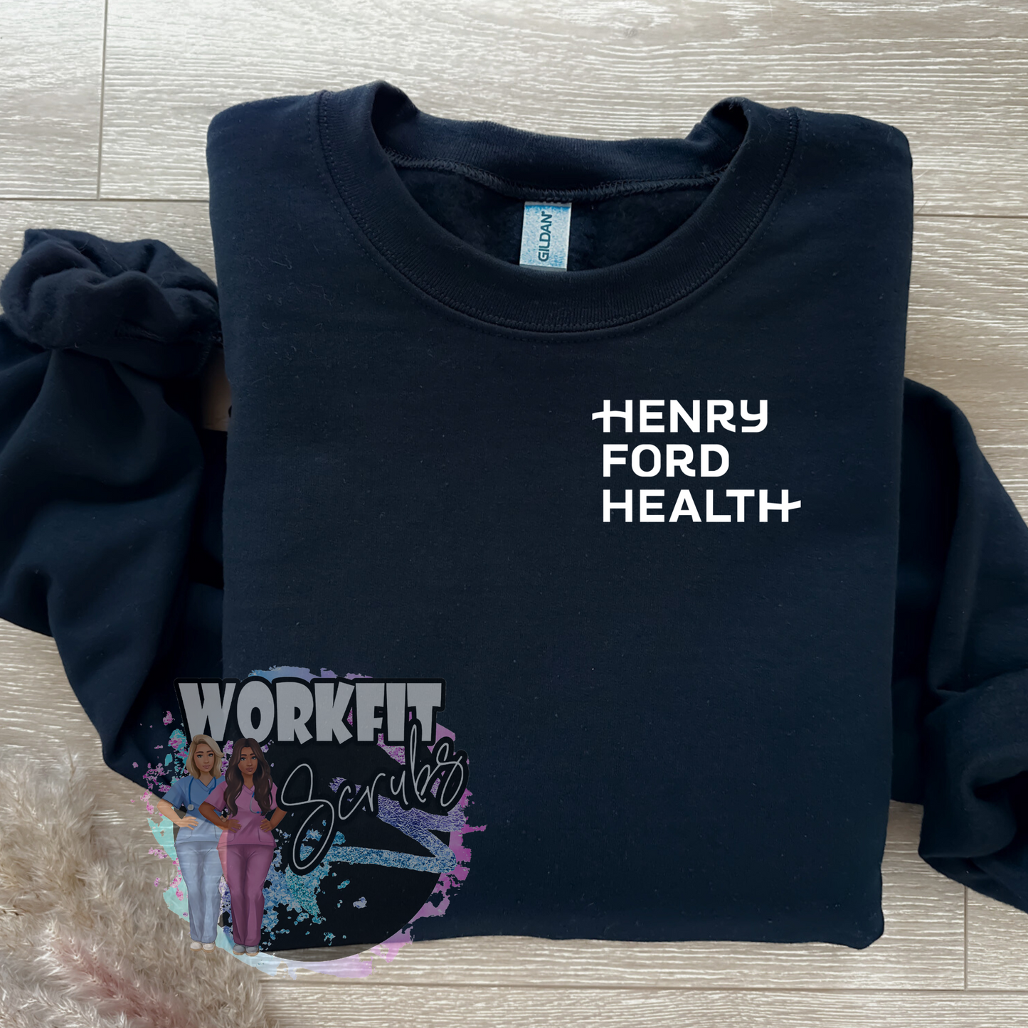 Henry Ford Health Gildan Crewnecks