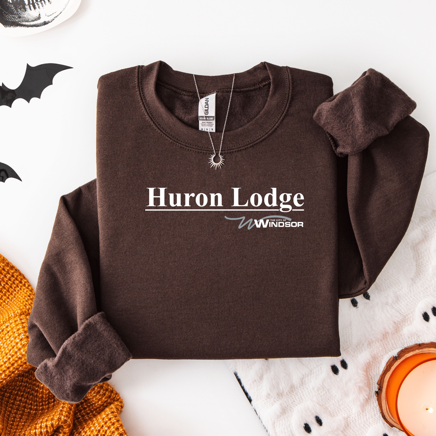 Huron Lodge CoCo Brown Crewneck