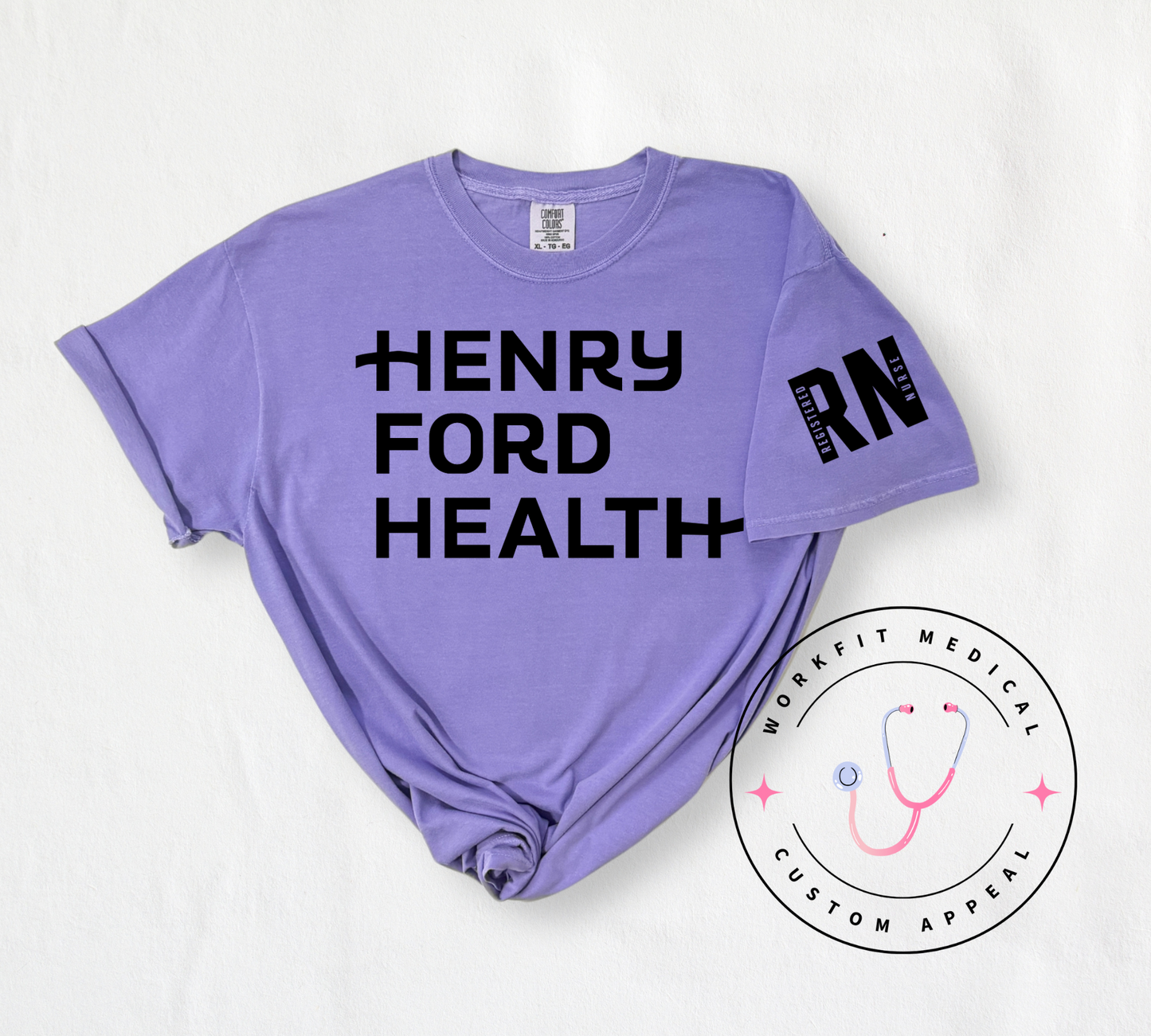Henry Ford Health RN Comfort Color Tees
