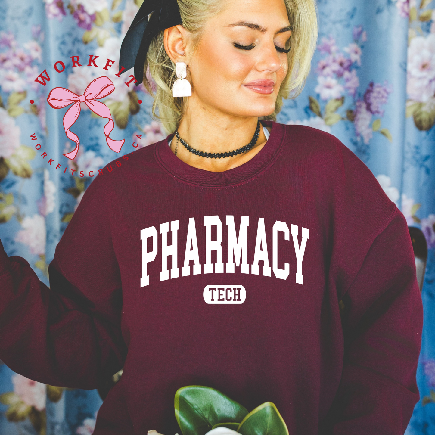 Varsity Pharmacy Tech Crewneck