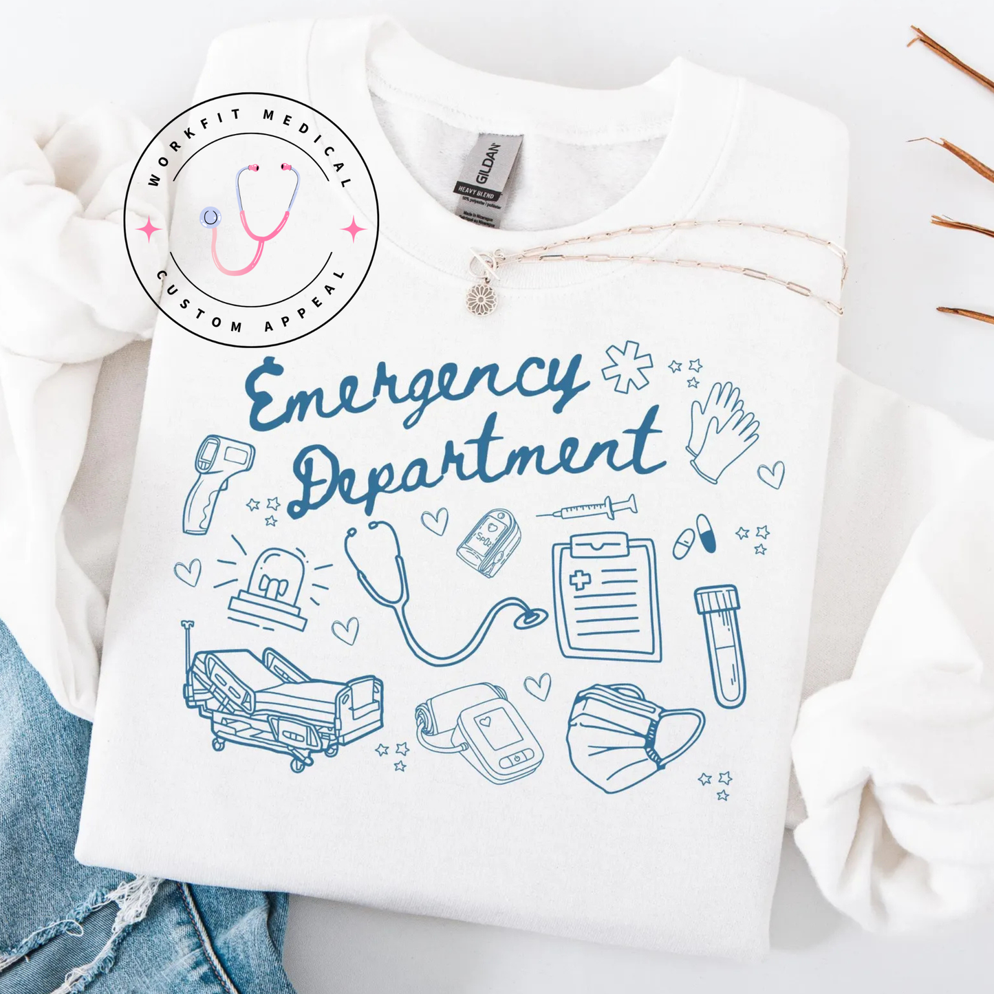 All Things ER Dept. Crewneck