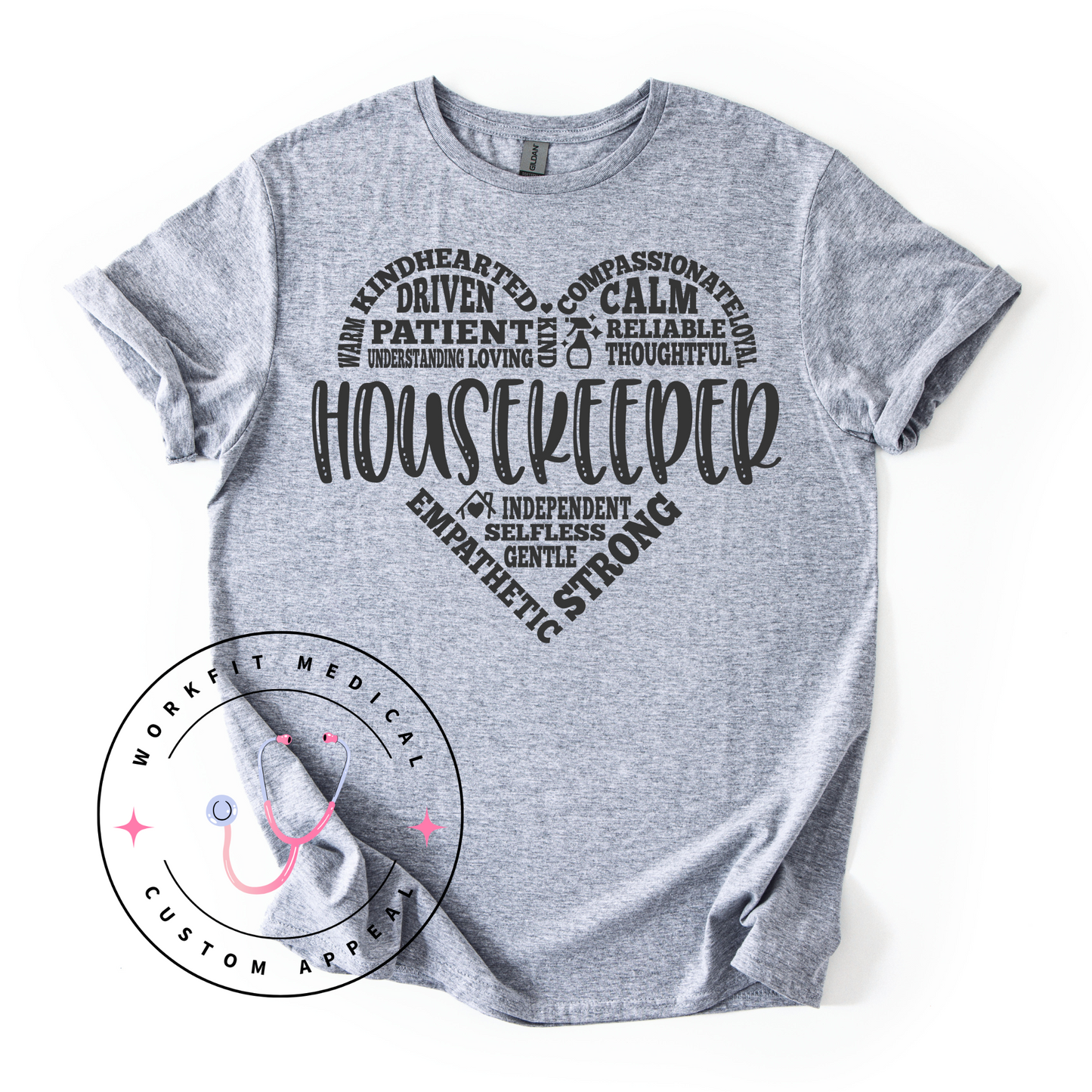 Housekeeper Heart Tee