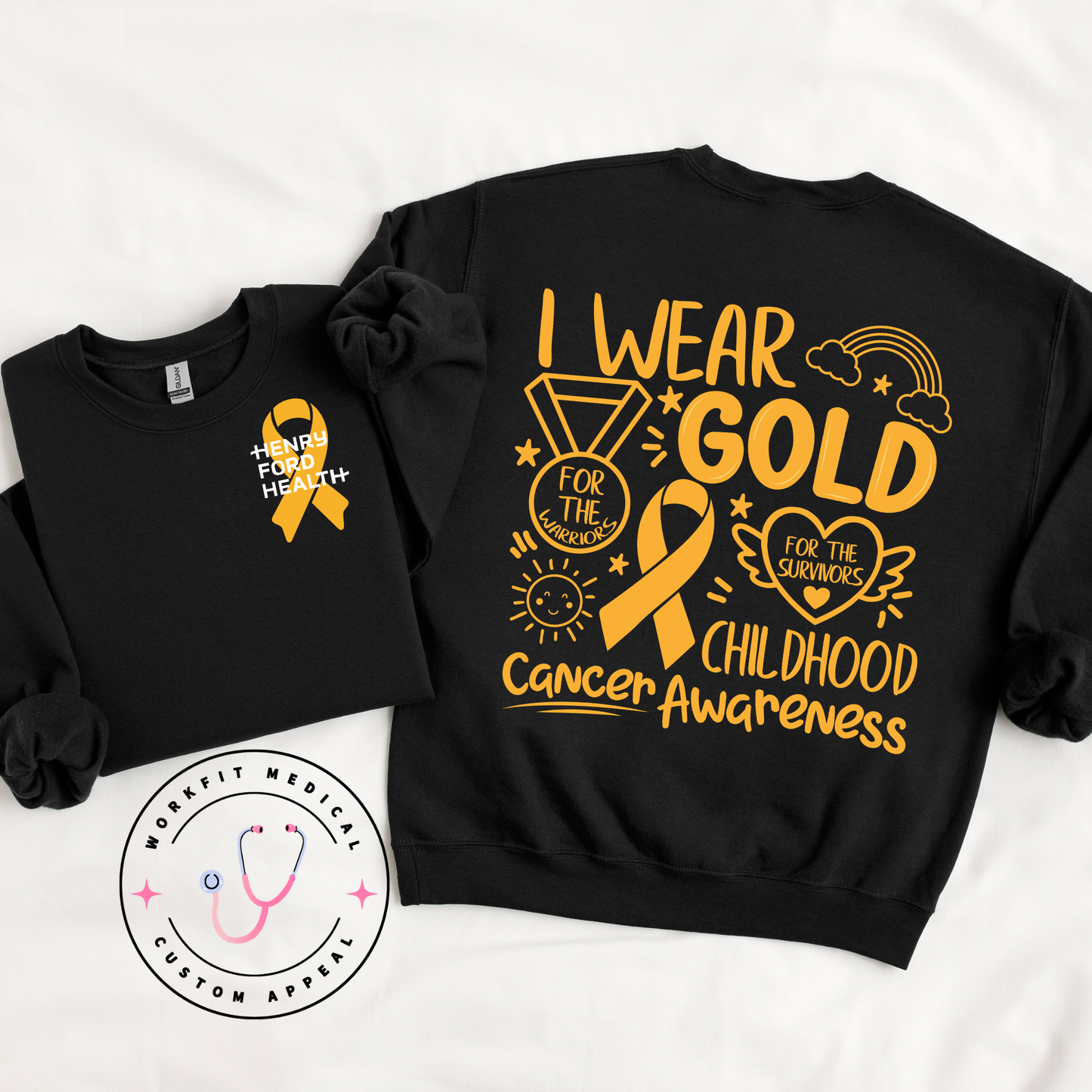 Henry Ford Childhood Cancer Awareness T-Shirt