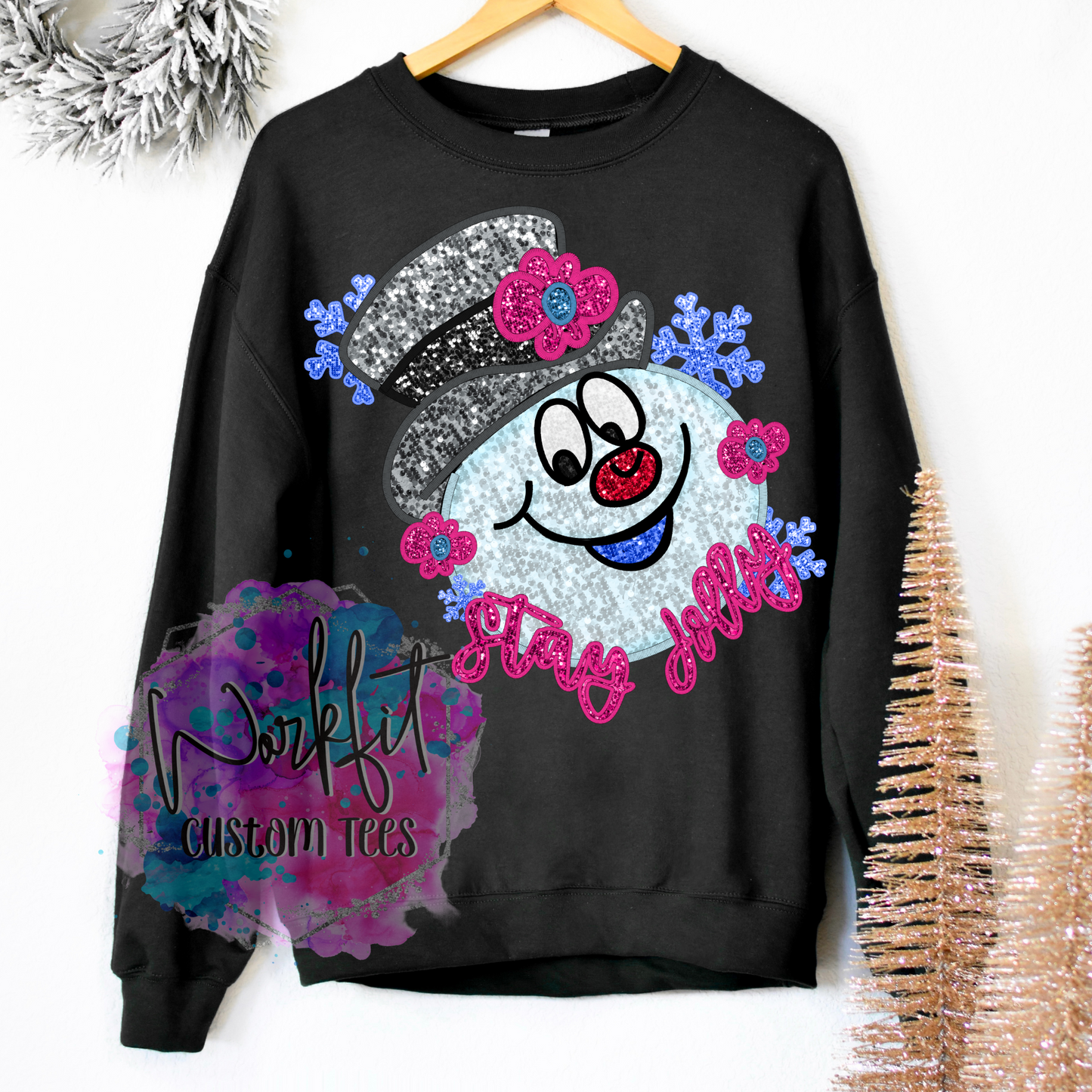 Gliiter Frostie Crewneck