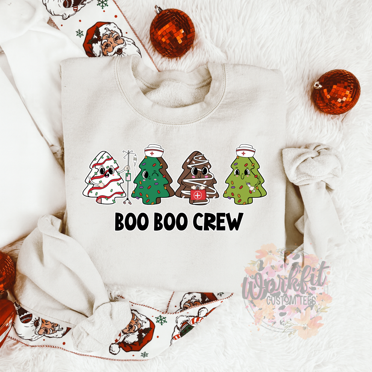 Holiday Boo Boo Crew T-shirt & Crewneck