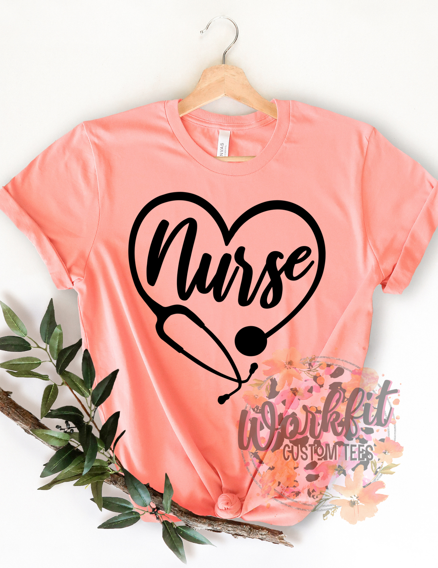 Nurse Heart Stethoscope