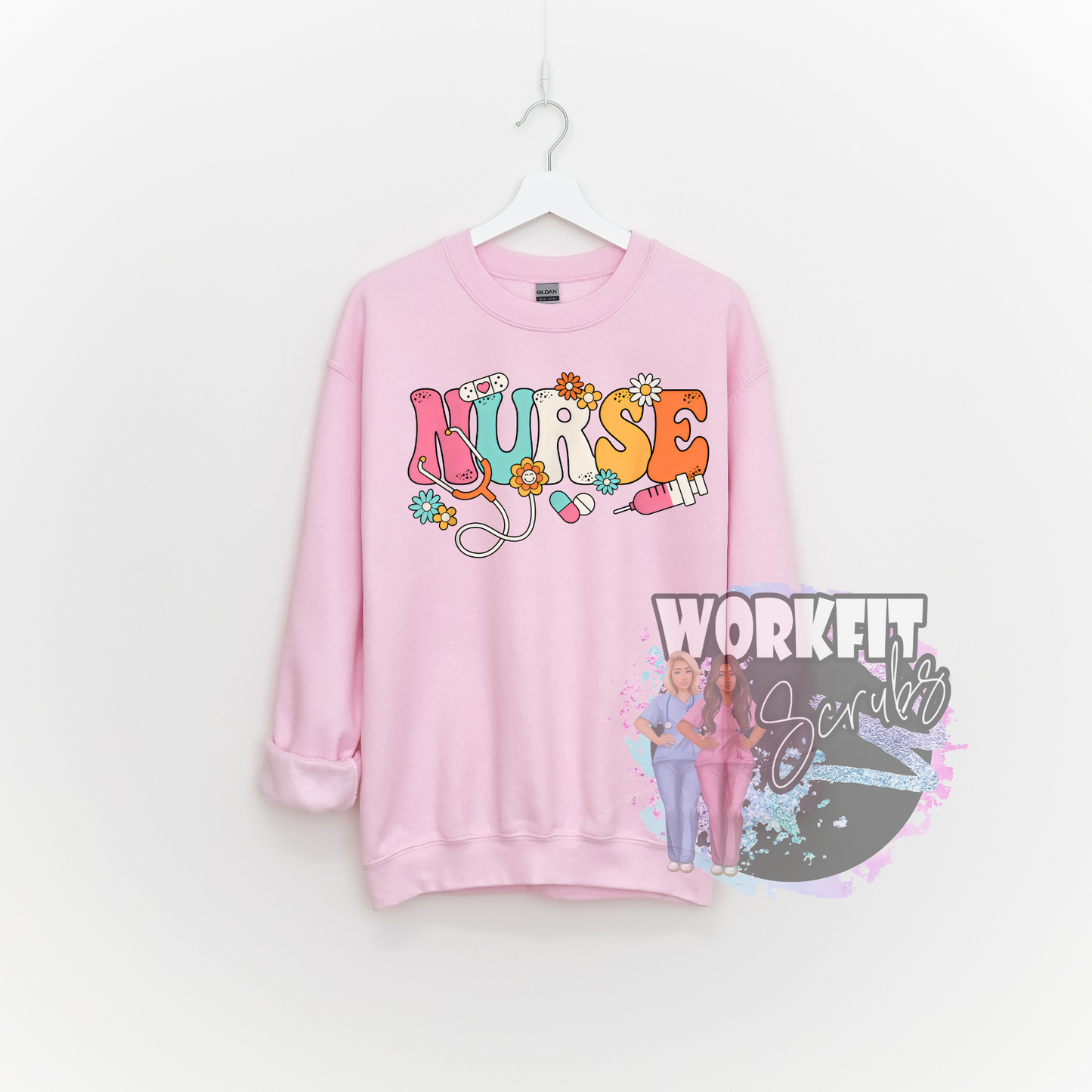 Daisy Nurse Crewneck