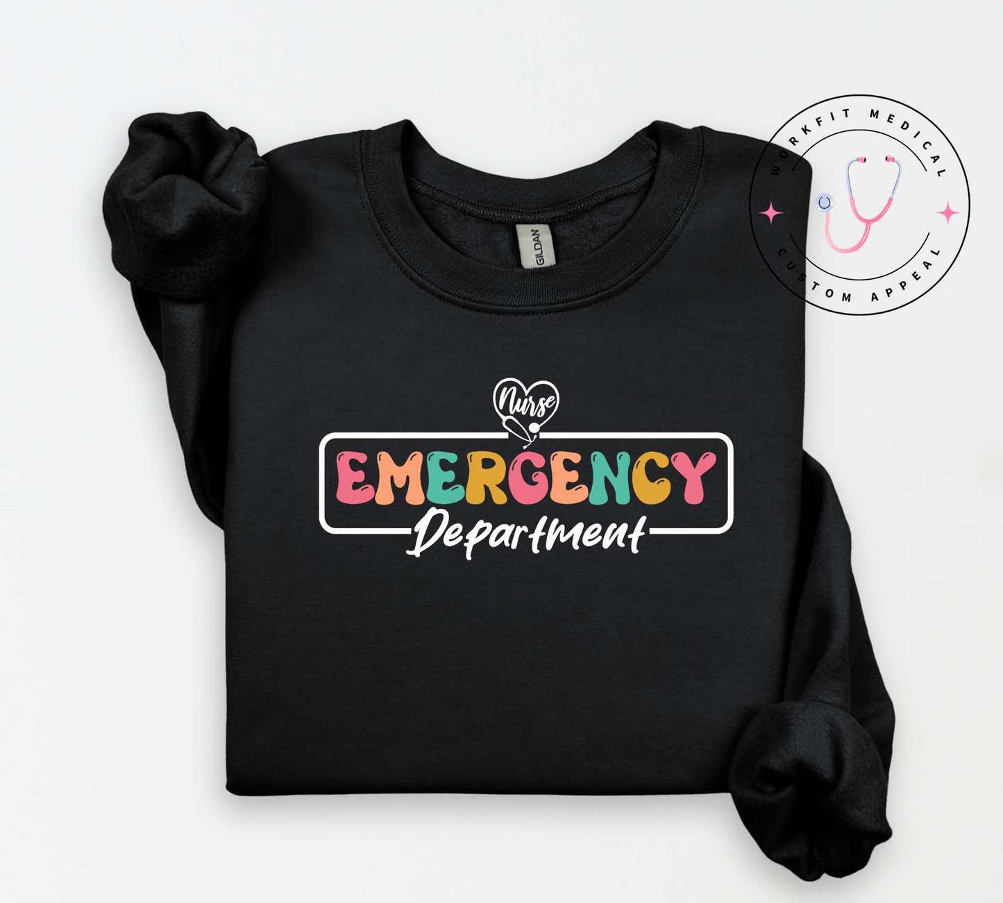 Heart ER Dept Crewneck