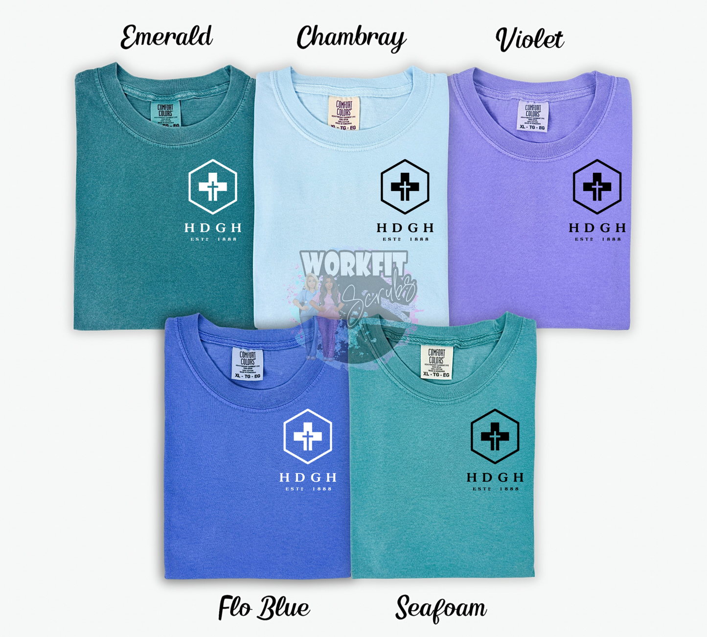 HDGH Mermaid Color Tee Bundle