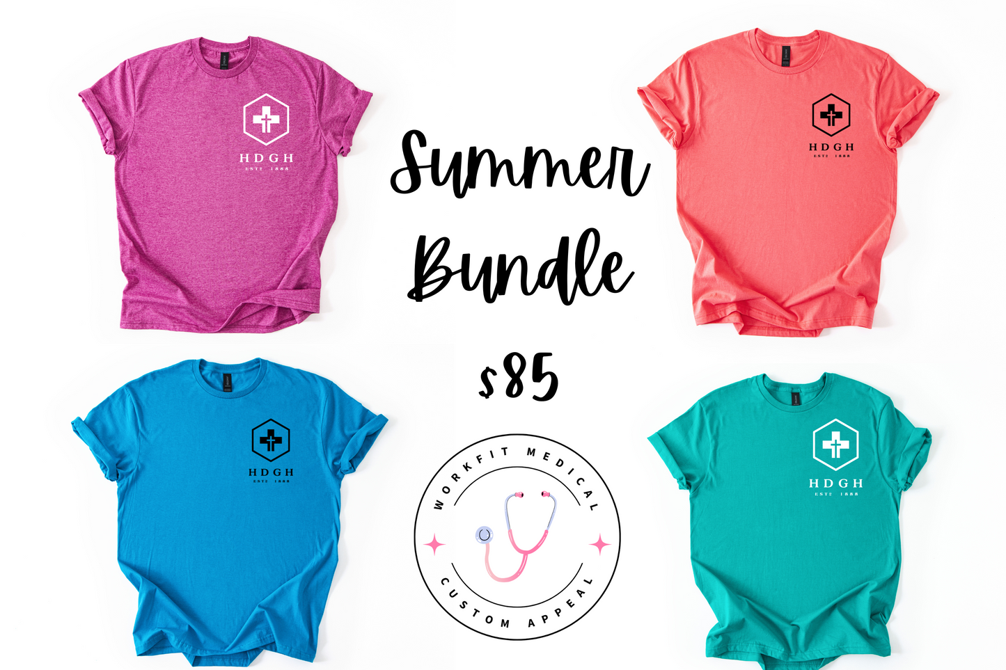 HDGH summer "25" tee bundle