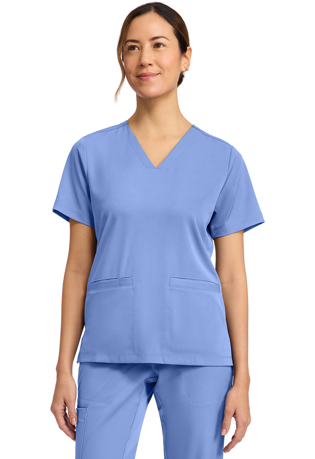 HH635 3 Pocket V Neck Top