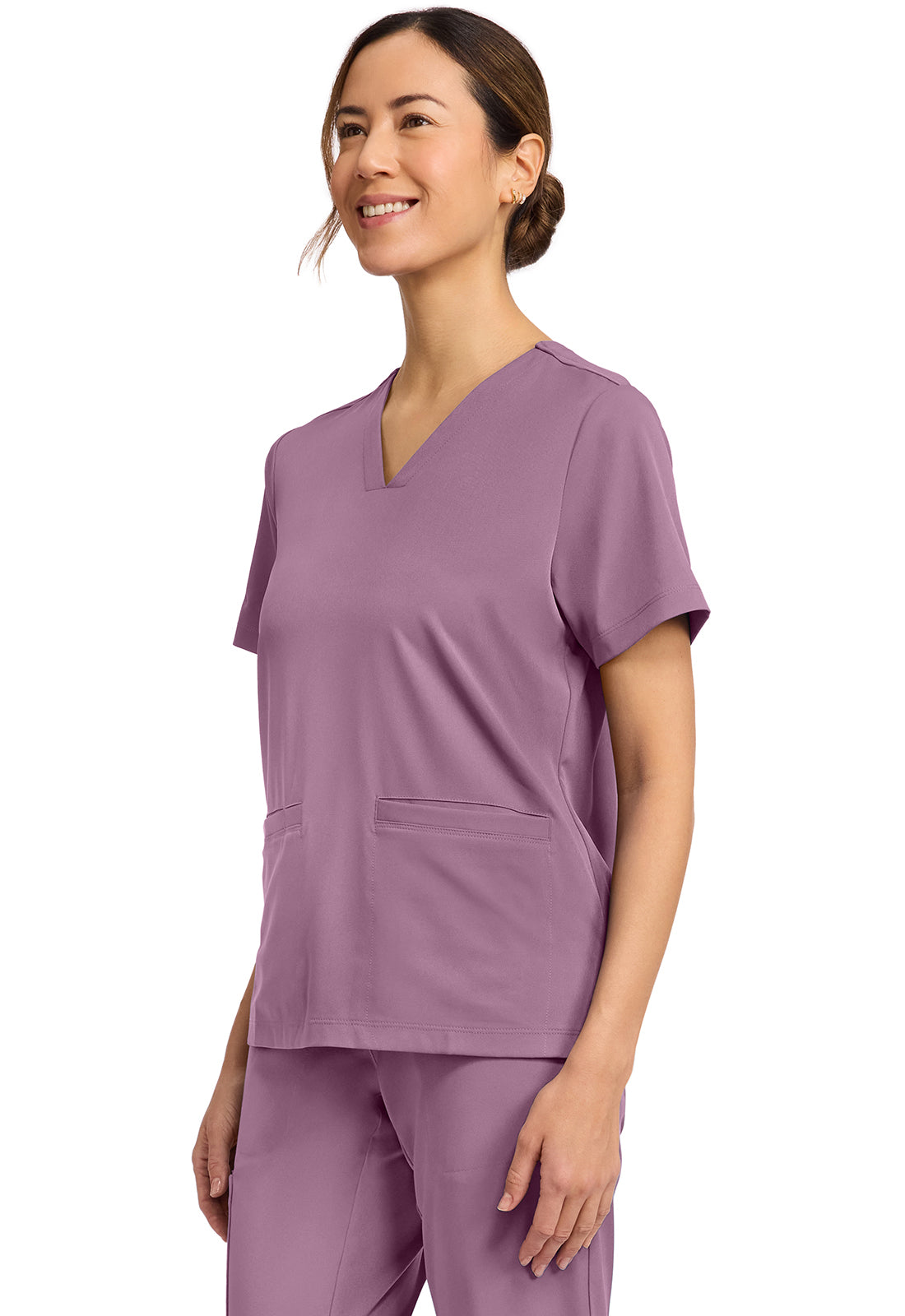 HH635 3 Pocket V Neck Top