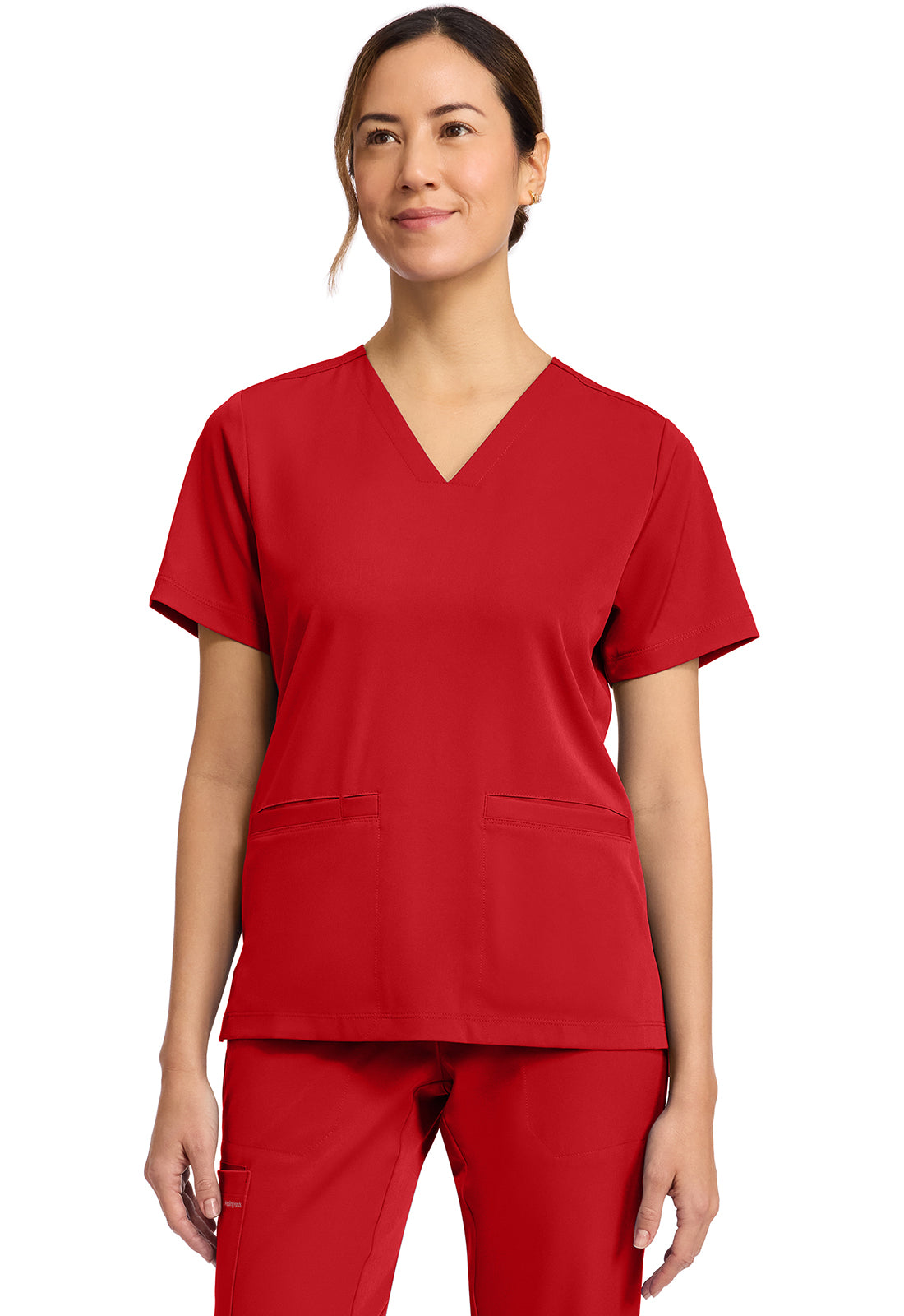 HH635 3 Pocket V Neck Top