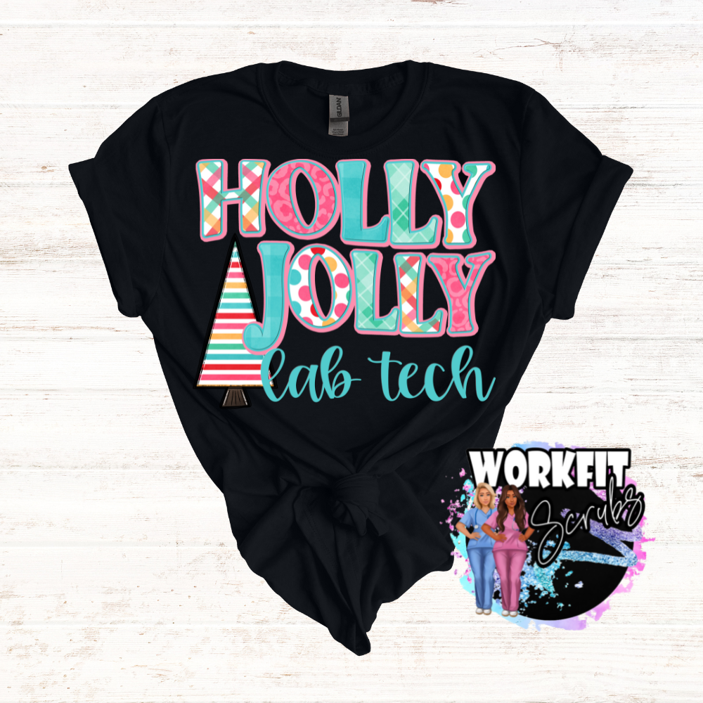 Holly Jolly Lab Tech T-Shirt