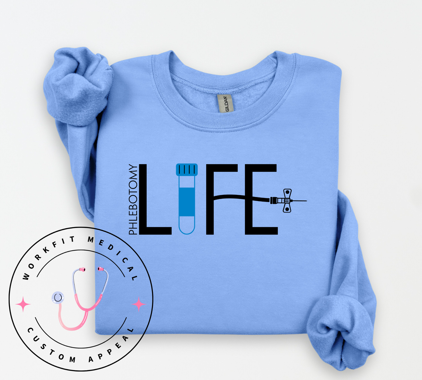 Phlebotomist Life Crewneck