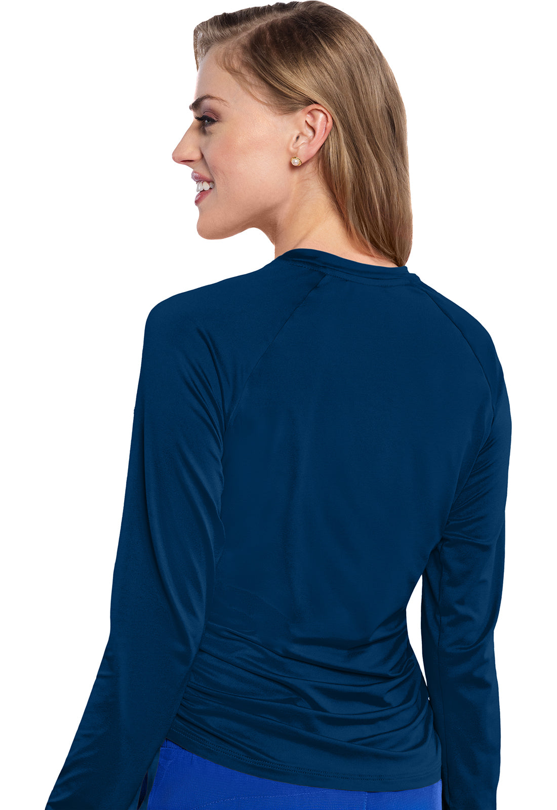 Long Sleeve Ruched Underscrub by MED COUTURE