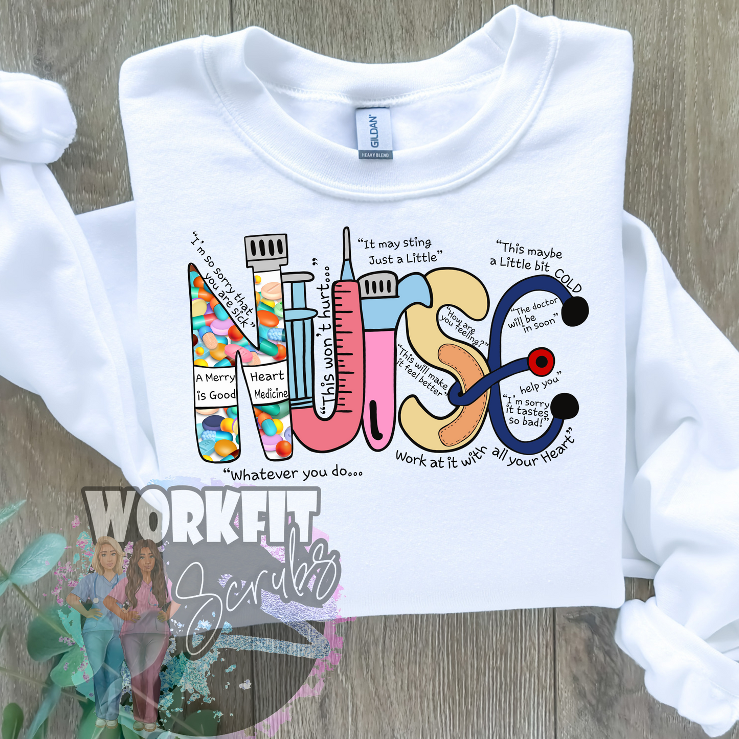 Nurse Doddle Design Crewneck