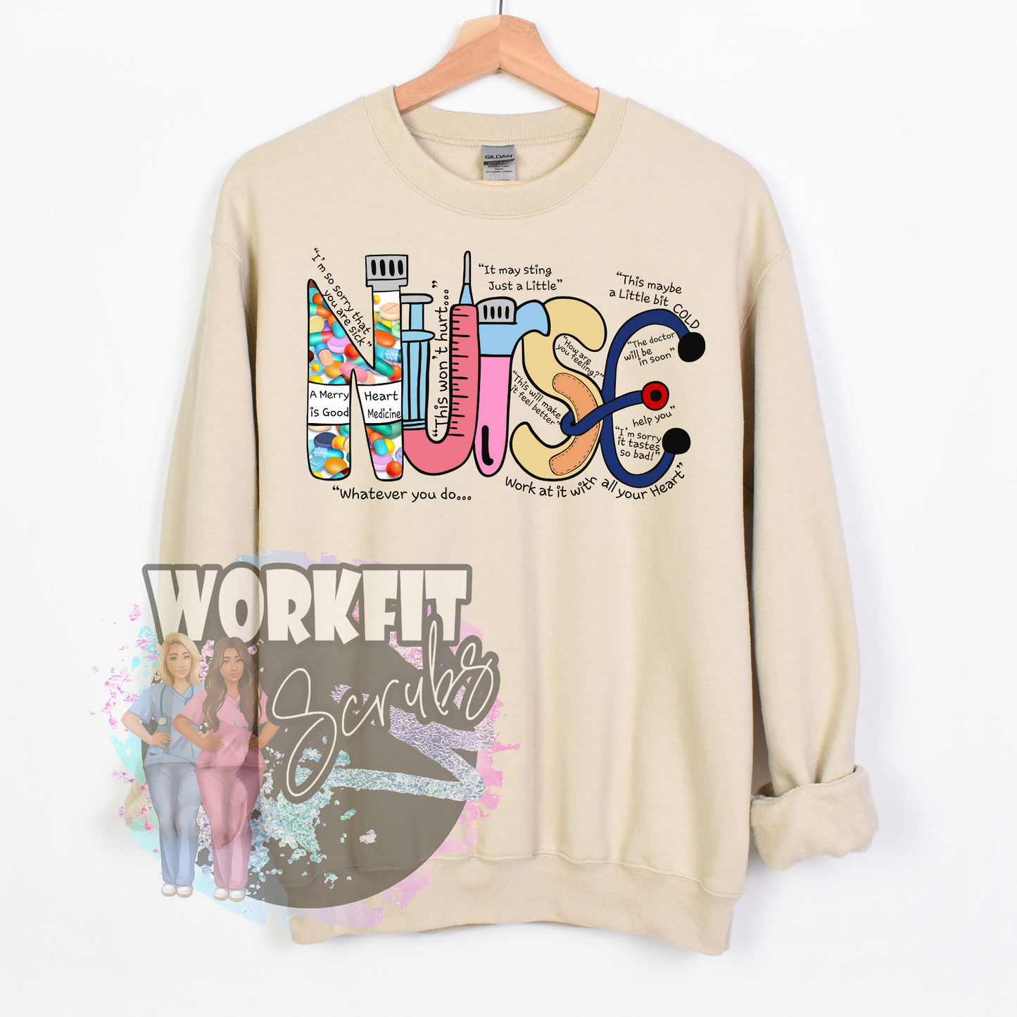 Nurse Doddle Design Crewneck