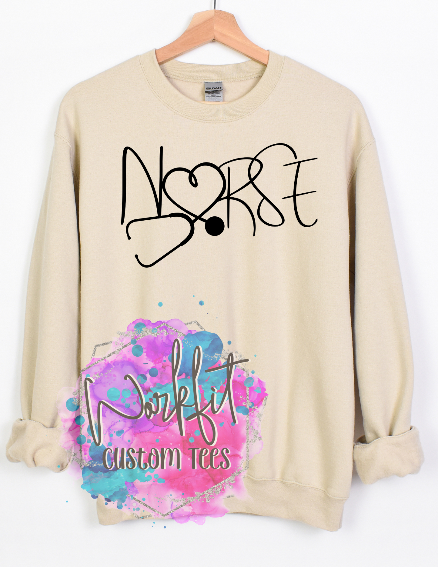 Nurse Street Art Crewneck