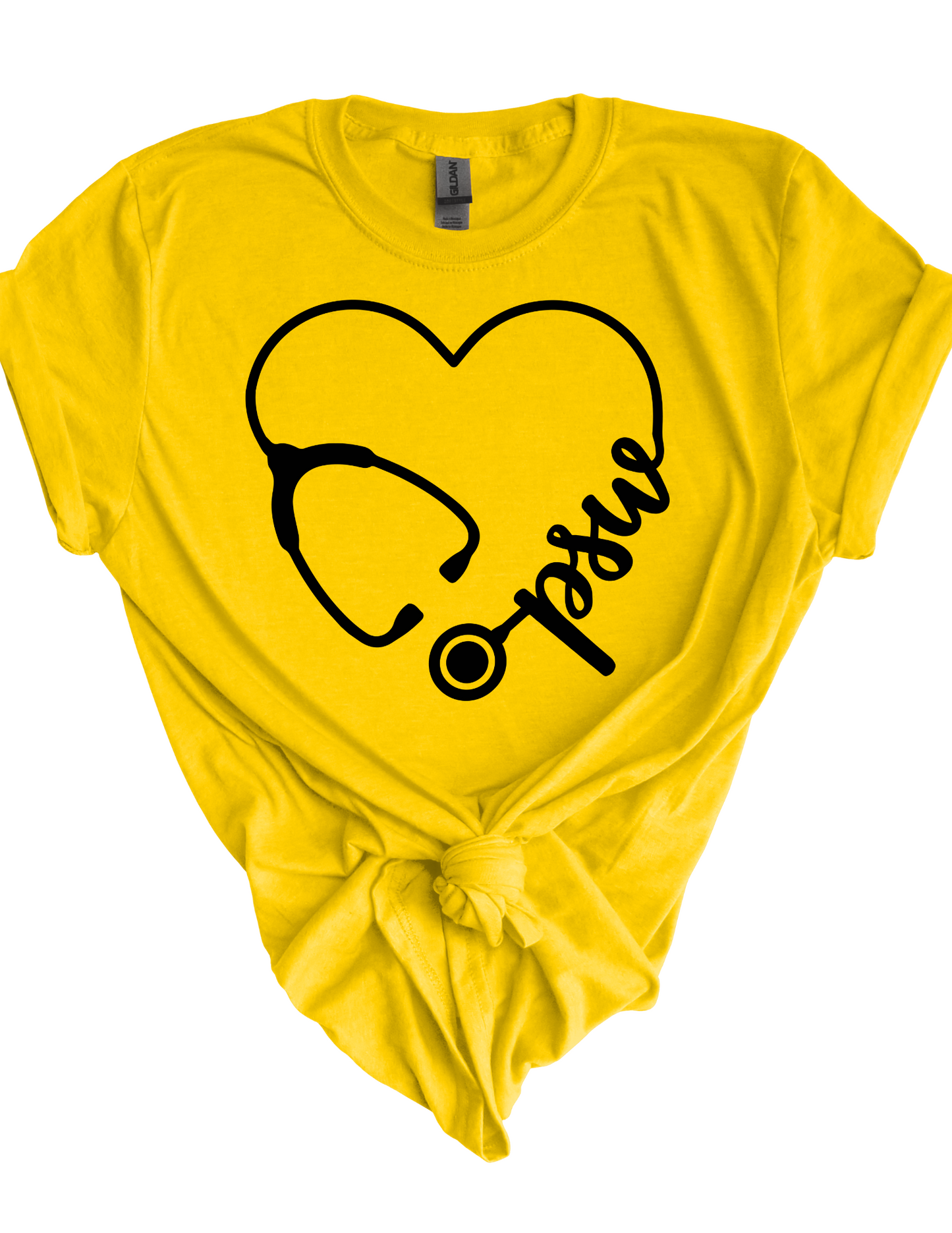 Heart PSW Stethoscope Tee