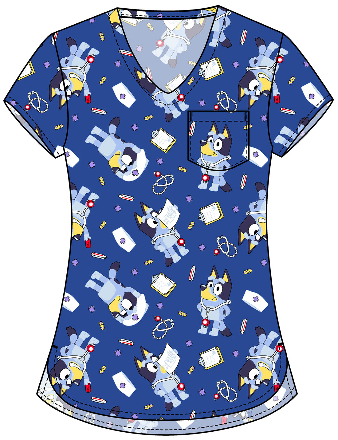 Print V-Neck Top -Disney Edition- Spring 2026