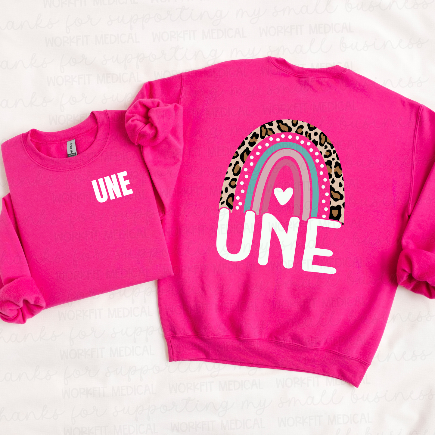 UNE rainbow Crewneck