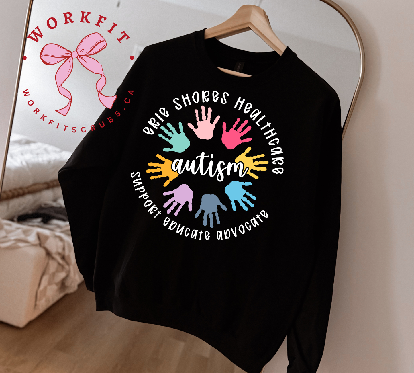 Erie Shore Health Care Autism Awareness Crewneck