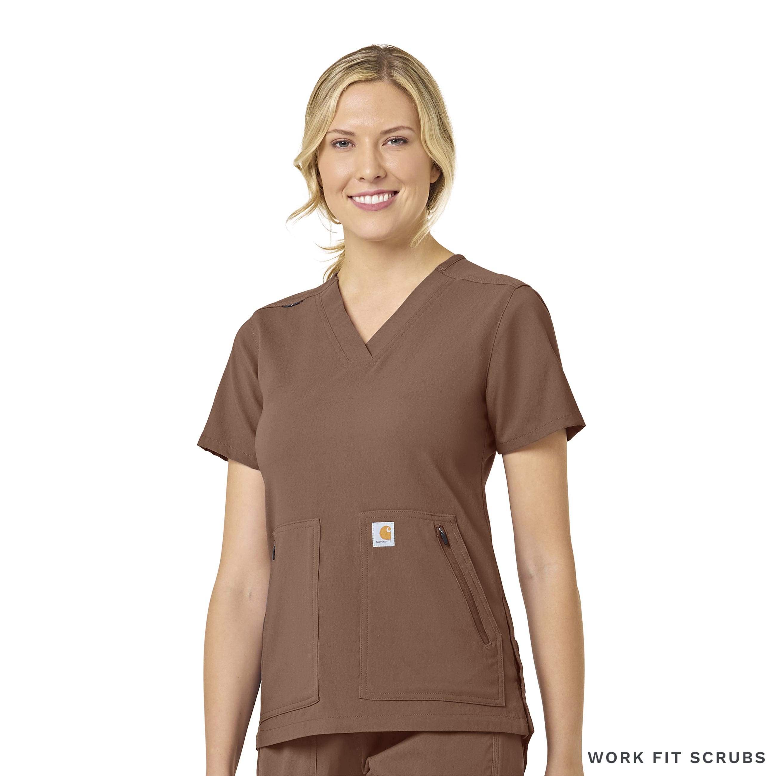 Rugged Flex Peak-Women's 4-Pocket V-Neck Scrub Top-Carhartt – Work