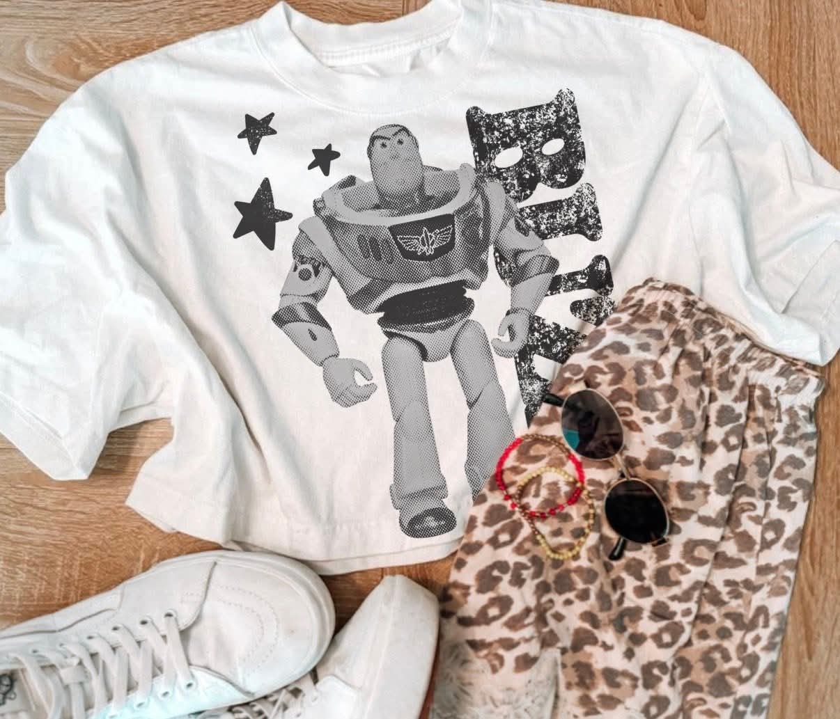 Solid Black designed Toy Story Crewneck