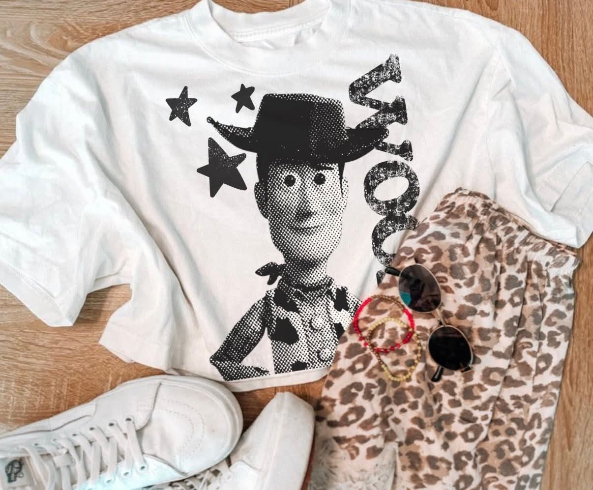 Solid Black designed Toy Story Crewneck