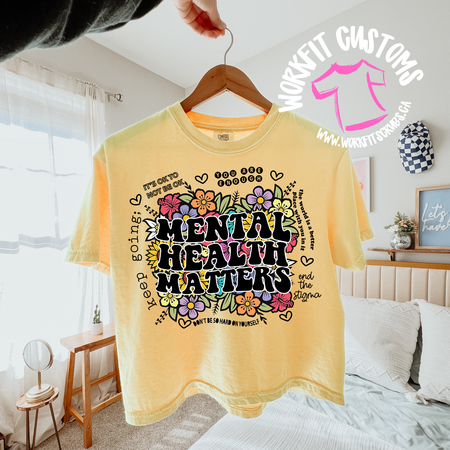 Mental Health Matter- Words of Wonder T-Shirt
