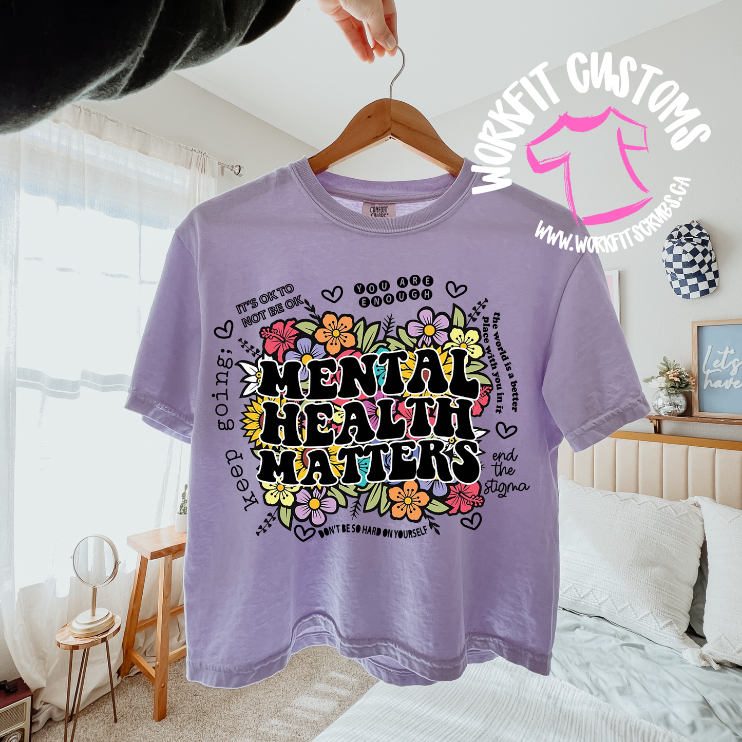 Mental Health Matter- Words of Wonder T-Shirt