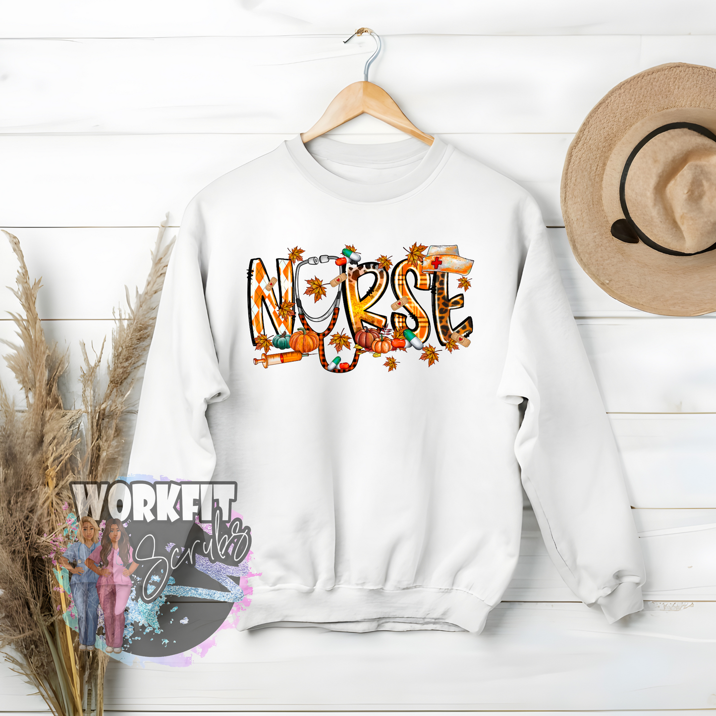 Fall Nurse Crewneck