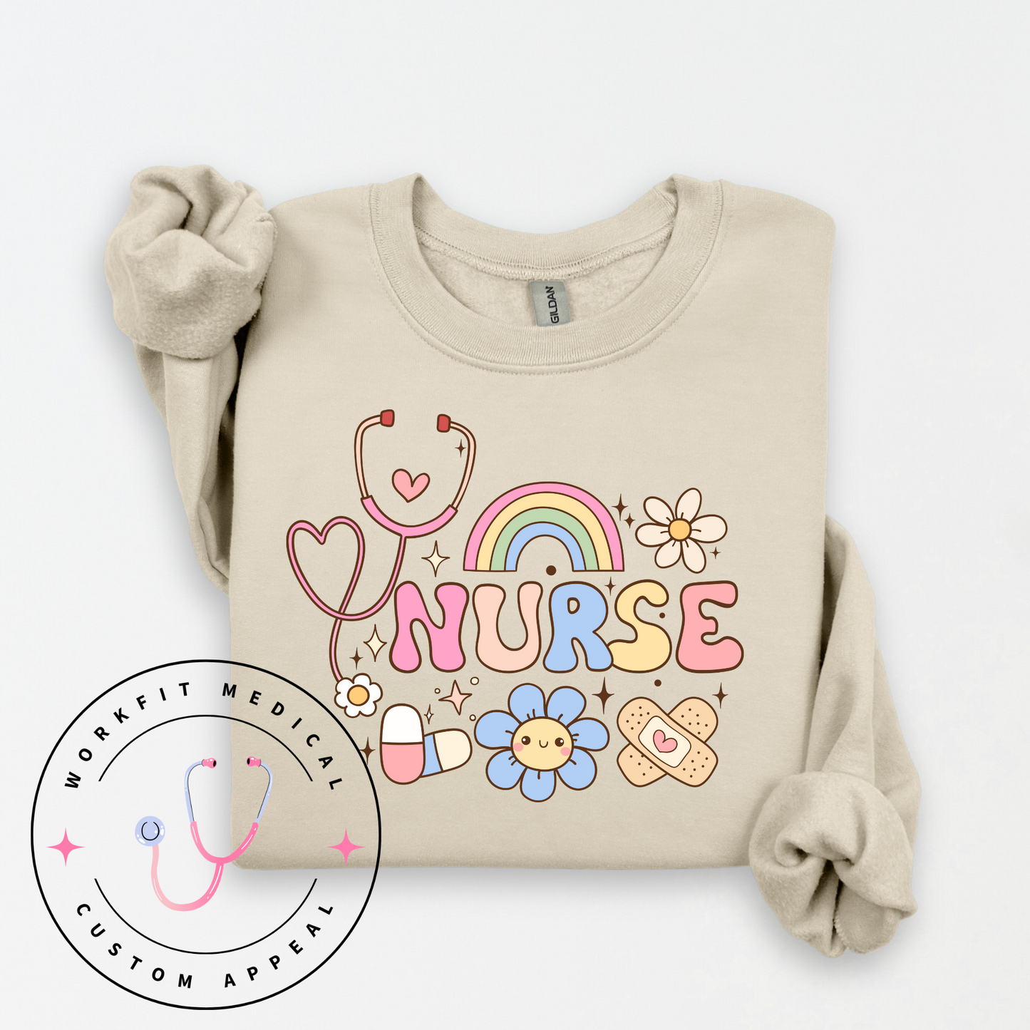 Oopies Daisy Nurse Crewneck