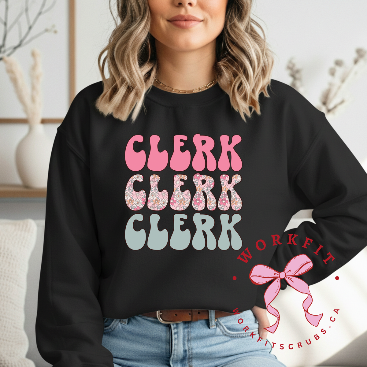 Clerk Clerk Crewneck Sweater