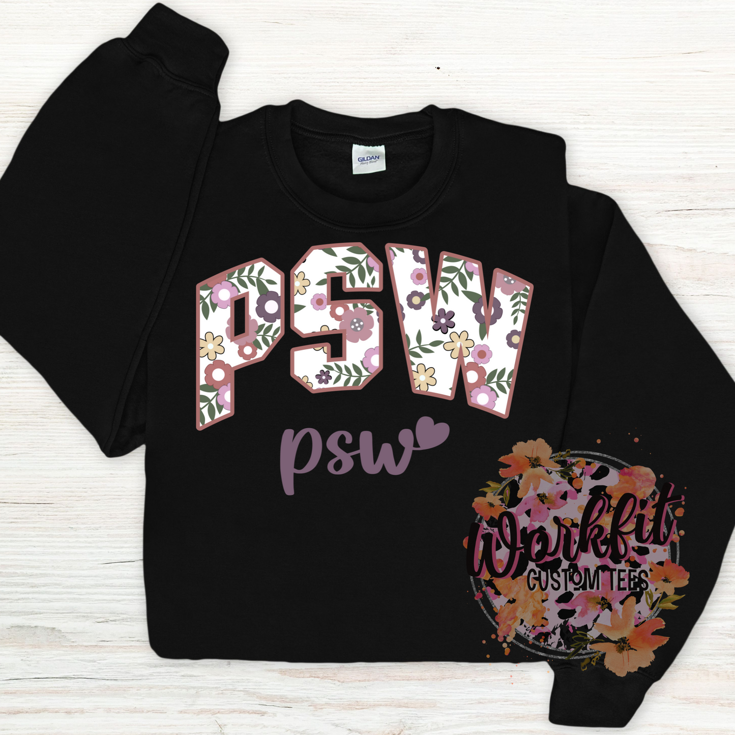 PSW floral Crewneck