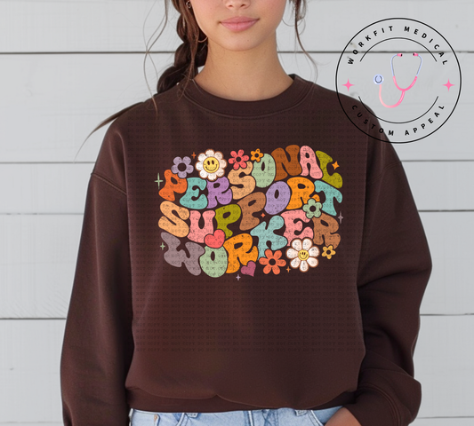 Retro Floral Crewneck