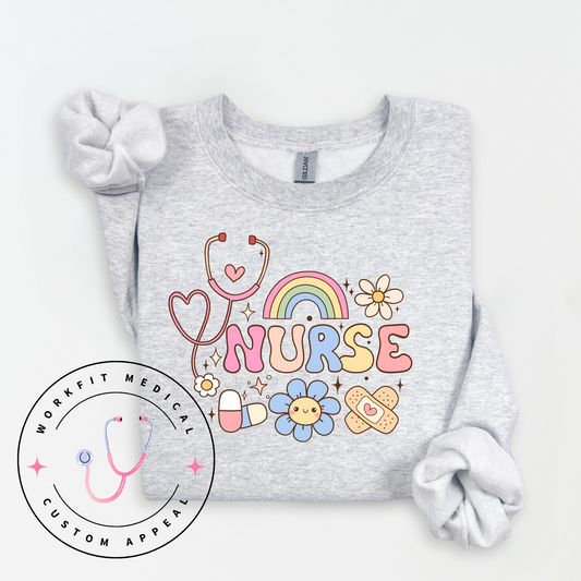 Oopies Daisy Nurse Crewneck